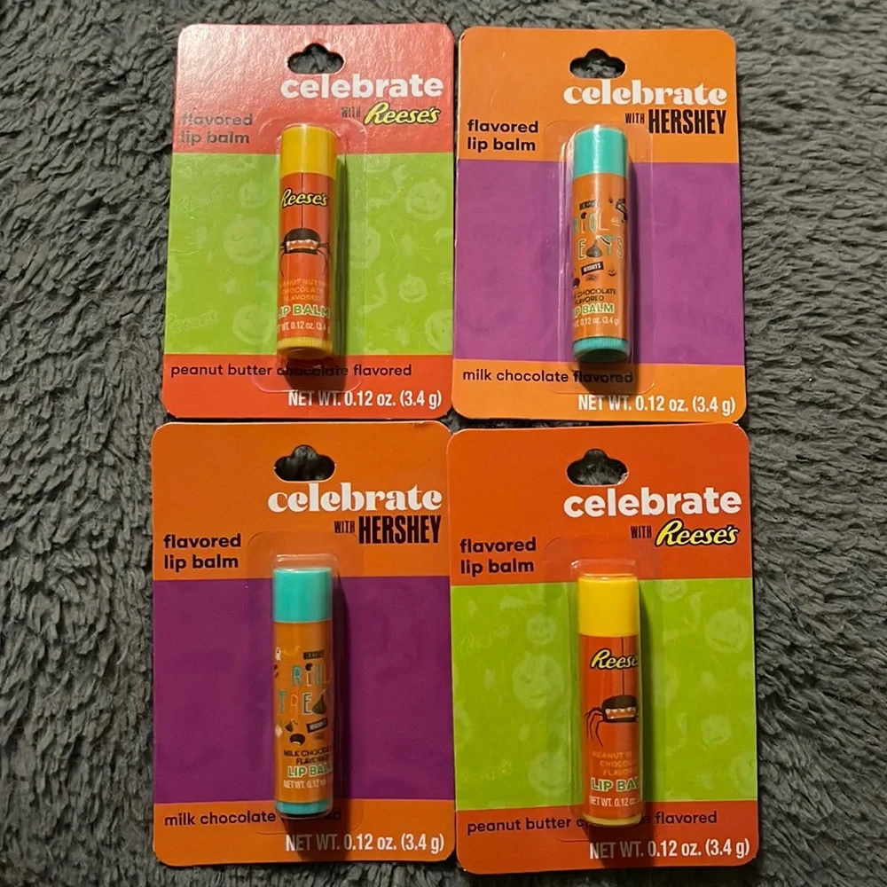 🍫🥜Chocolate Flavored Lip Balms Set🥜🍫